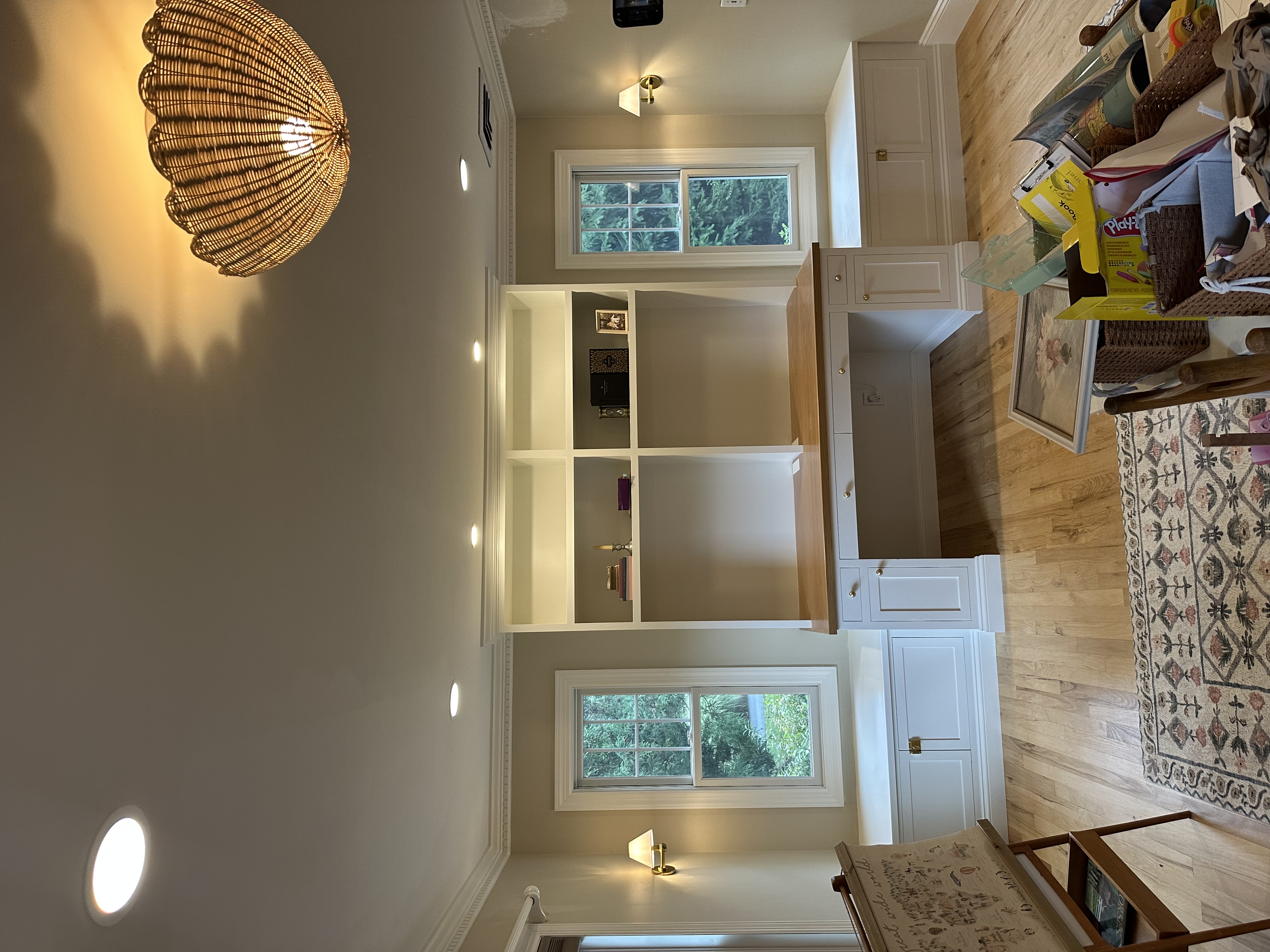 Built-In Desk & Window Benches
